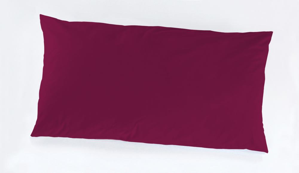Vario Kissenbezug Jersey bordeaux, 40 x 80 cm von Vario