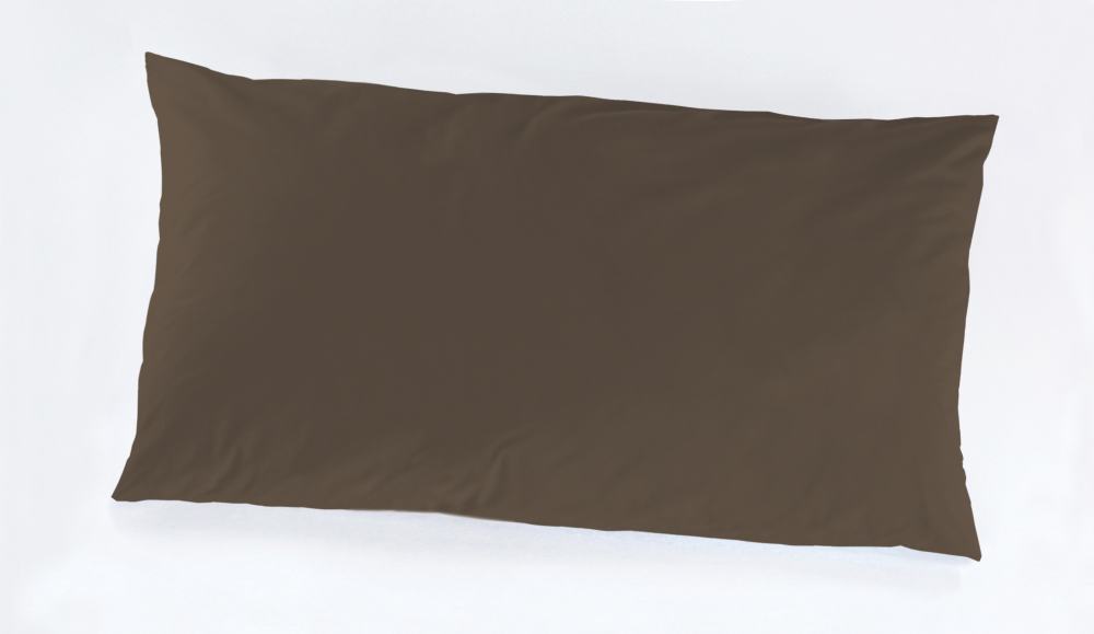 Vario Kissenbezug Jersey dunkelbraun, 40 x 80 cm von Vario