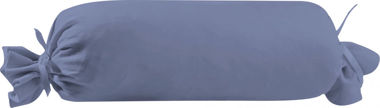Vario Kissenbezug Jersey für Nackenrolle, blau, 15 x 40 cm von Vario