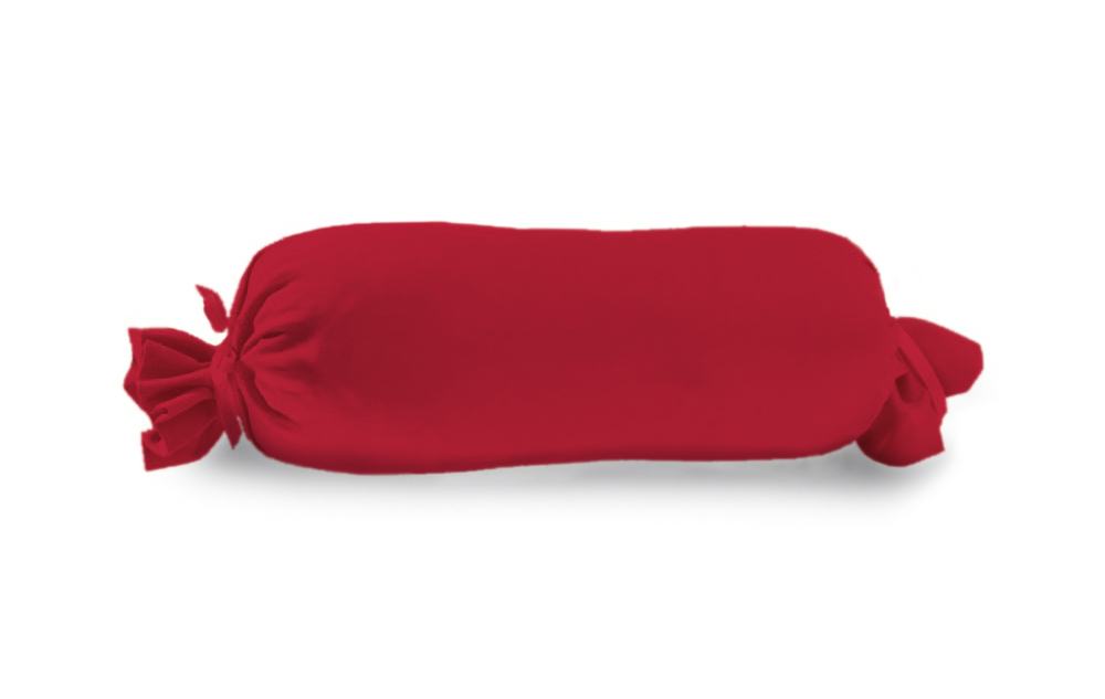 Vario Kissenbezug Jersey für Nackenrolle, rot, 15 x 40 cm von Vario