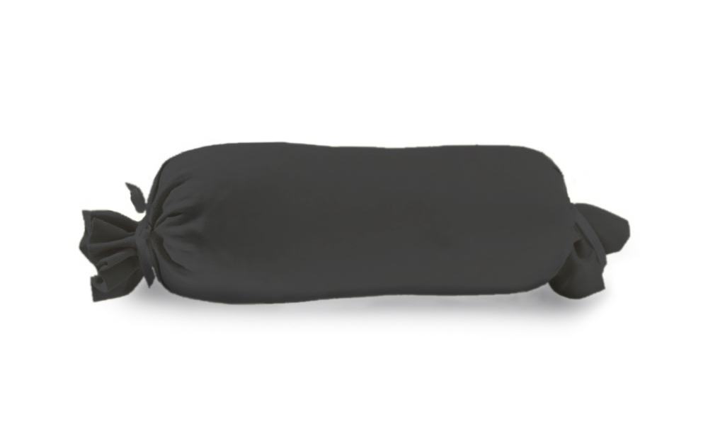 Vario Kissenbezug Jersey für Nackenrolle, schwarz, 15 x 40 cm von Vario