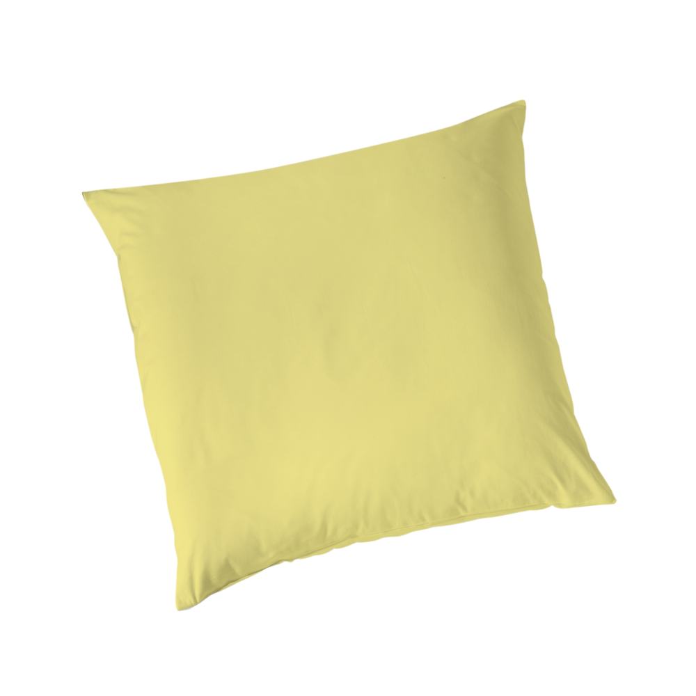 Vario Kissenbezug Jersey gelb, 80 x 80 cm von Vario