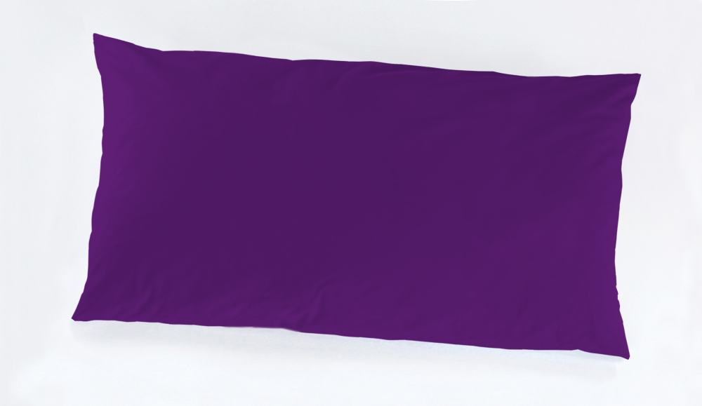 Vario Kissenbezug Jersey pflaume, 40 x 80 cm von Vario