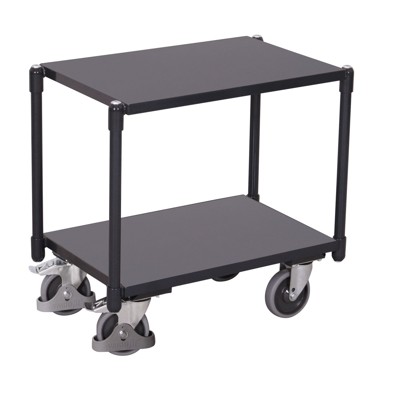Euro-System-Roller 250kg, 2 Ladeflächen ohne Rand 675 x 415 x 635mm RAL 7016 Euro-System-Roller 250kg, 2 Ladeflächen ohne Rand 675 x 415 x 635mm RAL 7016 von Variofit