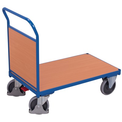 Stirnwandwagen 500kg mit Holzwand, MDF-Platte 1230 x 800mm Stirnwandwagen 500kg mit Holzwand, MDF-Platte 1230 x 800mm von Variofit