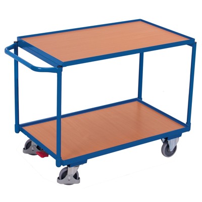 Tischwagen 250kg mit 2 Ladeflächen 985 x 605/595mm mit 15mm Rand von Variofit