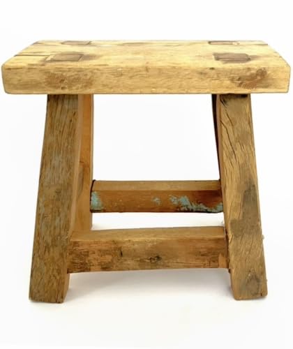 Varios Hocker Deko Klein Holz 23 cm von Varios