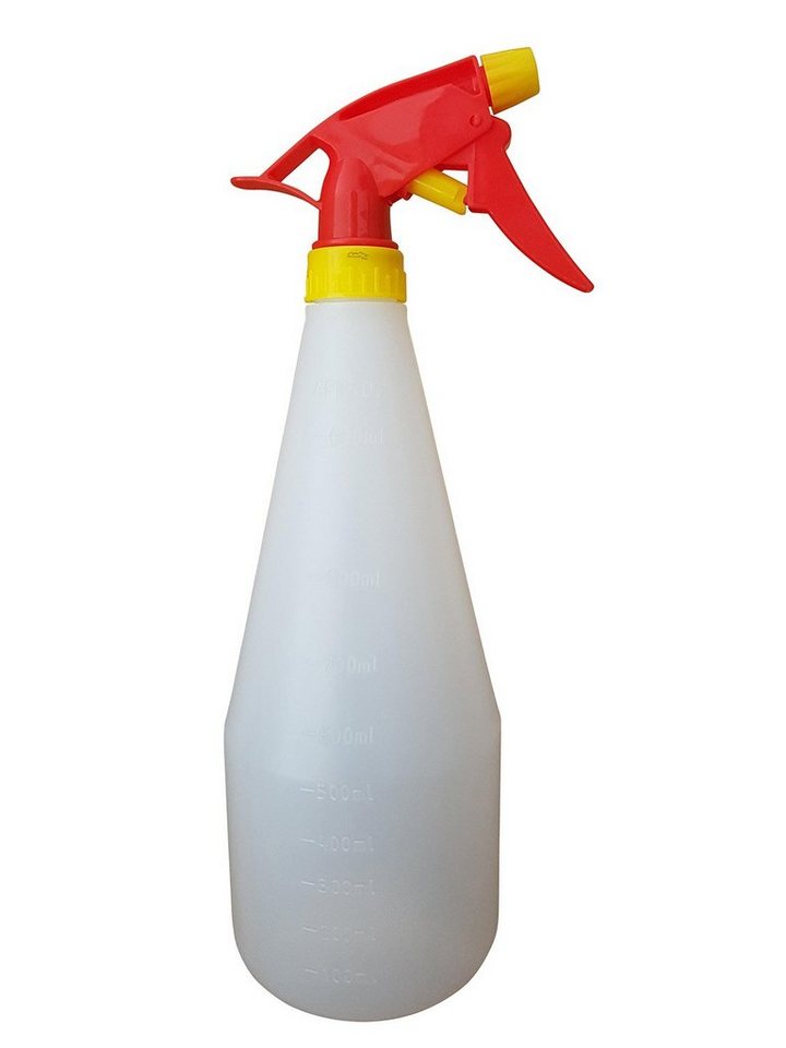 varivendo Sprühflasche Pumpsprüher Kunststoff 1000ml rot/gelb, (Stück, 1-tlg., Sprühflasche), Sprühflasche Pflanzensprüher Handsprüher von Varivendo