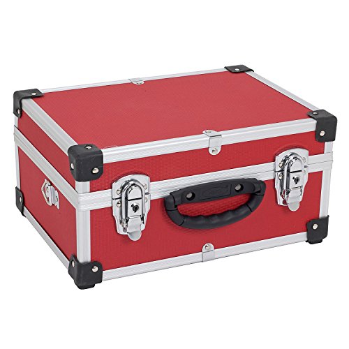 PRM10106R Alukoffer Aluminiumkiste Werkzeugkiste Lagerbox Leergewicht 2600g VARO Farbe rot von Varo
