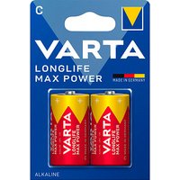 2 VARTA Batterien LONGLIFE Max Power Baby C 1,5 V von Varta