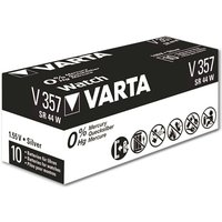 Silberoxid-Knopfzelle, SR44/V357, 1,55 V/145 mAh - Varta von Varta