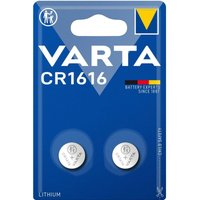 Cr1616 3v lithium knopfzellenbatterie 2er pack von Varta