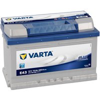 Varta - E43 Blue Dynamic 12V 72Ah 680A Autobatterie 572 409 068 inkl. 7,50€ Pfand von Varta