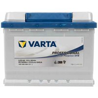 Varta - LED60 Professional efb 12V 60Ah 640A 930 060 064 B91 2 inkl. 7,50€ Pfand von Varta