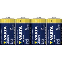 Varta - Longlife Extra Mono /D/LR20 4er Folie, 1,5V von Varta