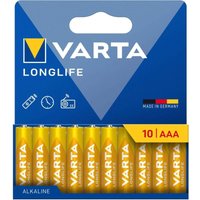 Longlife aaa lr03 battery 10 pack von Varta