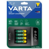VARTA Akku-Ladegerät inkl. Akkus LCD Smart Charger+ von Varta