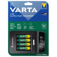 VARTA Akku-Schnellladegerät inkl. Akkus Ultra Fast Charger+ von Varta