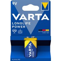 VARTA Batterie LONGLIFE Power E-Block Alkalisch - 550 mAh - 9,0 V von Varta