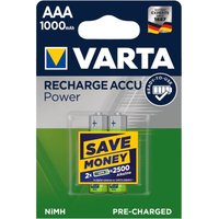 Varta Akkuzelle 1,2 V 1000 mAh R03-AAA-Micro HR03 2 von Varta