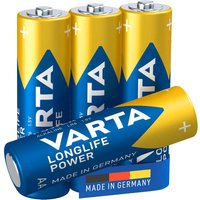 VARTA Batterien LONGLIFE Power Mignon AA 1,5 V - 4 Stück von Varta