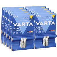 Varta - 10x Professional Lithium Micro Batterie 2er Blister aaa von Varta