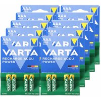 Varta - 40x Ready2Use aaa Micro Akku Ni-MH 1,2V 1000mAh (10x 4er Blister) von Varta
