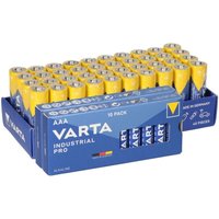 60x Varta Batterie Industrial 40x aa LR06 + 20x aaa LR3 Mignon Micro von Varta