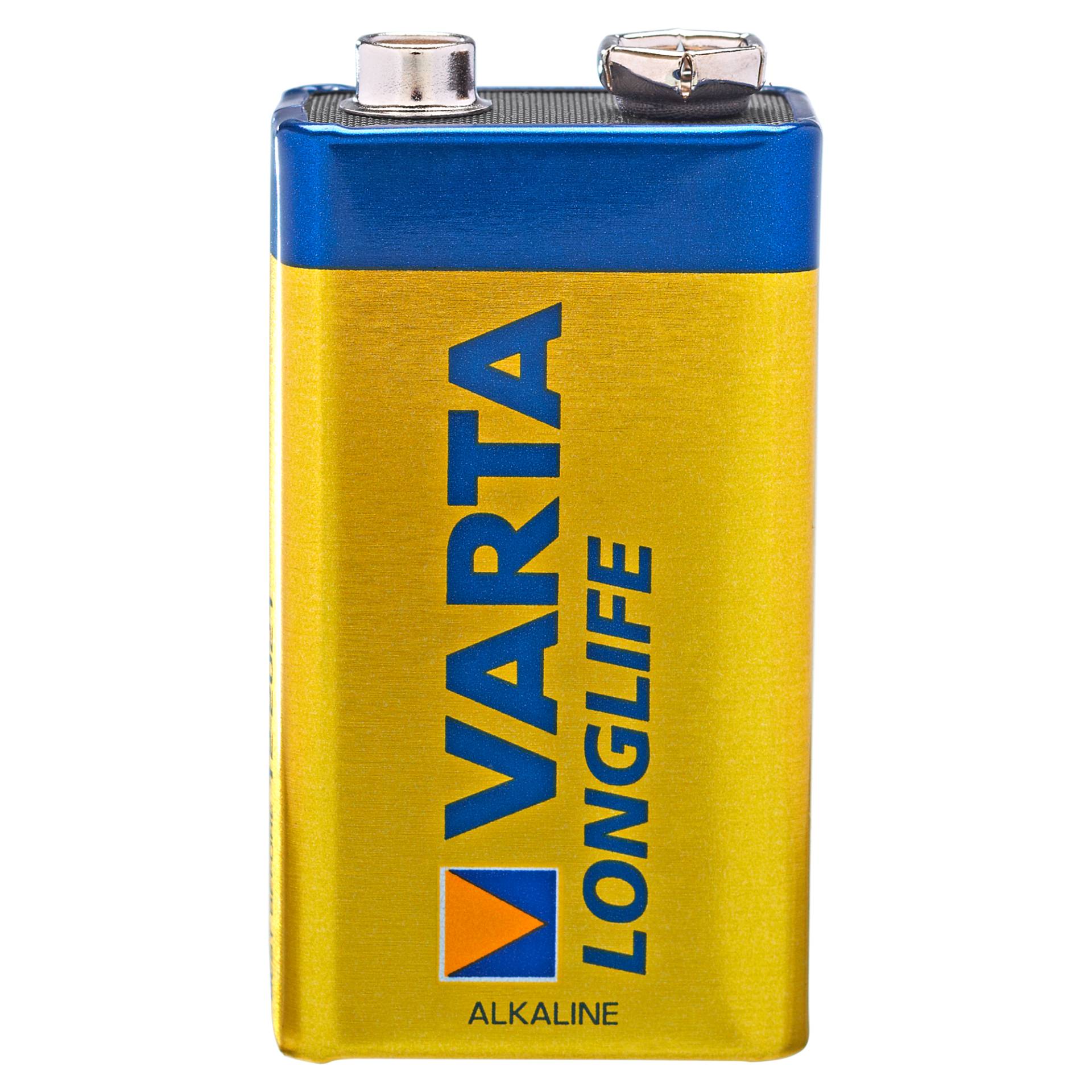 Varta Batterie "Longlife" 9 V E-Block Varta Batterie "Longlife" 9 V E-Block von Varta
