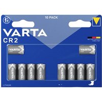 Varta LITHIUM Cylindr. CR2 Blli10 10 St. Fotobatterie CR 2 Lithium 880 mAh 3V Varta LITHIUM Cylindr. CR2 Blli10 10 St. Fotobatterie CR 2 Lithium 880 mAh 3V von Varta