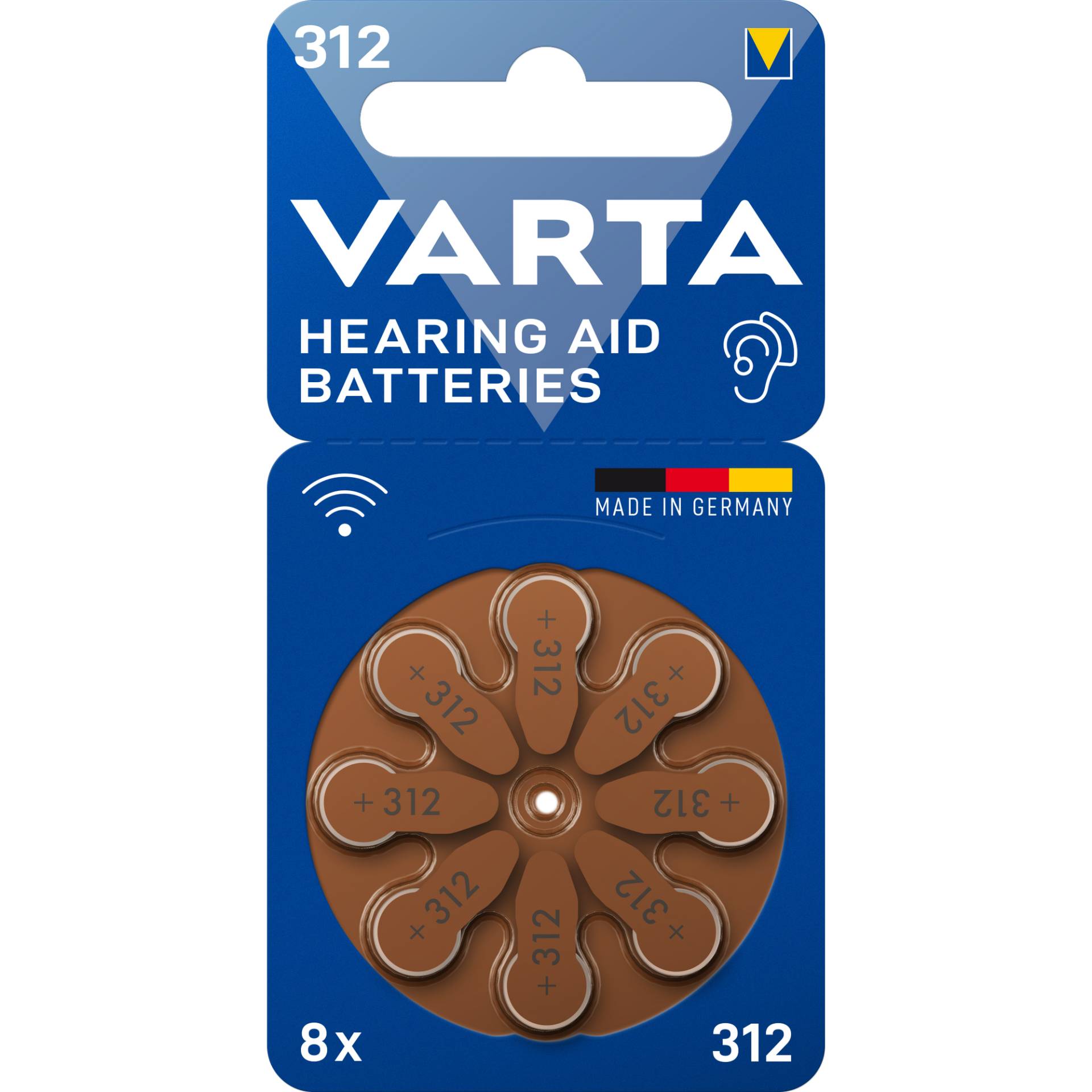 Varta Hörgerätbatterie '312 PR41' 1,45 V 8 Stück Varta Hörgerätbatterie '312 PR41' 1,45 V 8 Stück von Varta