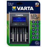 Varta LCD Dual Tech Ladegerät für Li-Ionen- und Ni-MH-Akkus ohne Batterien 100 240 V Varta LCD Dual Tech Ladegerät für Li-Ionen- und Ni-MH-Akkus ohne Batterien 100 240 V von Varta