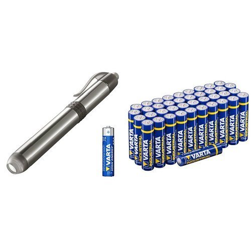 Varta LED-Stift-Licht mit AAA Industrial Batterie, 40 Packung von Varta