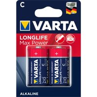 Varta - longlife Max Power c Bli 2 Baby (C)-Batterie Alkali-Mangan 7800 mAh 1.5 v 2 St. von Varta