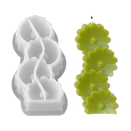 Vartegas 3D Bubble Kerzenform Silikon Antihaft DIY Candle Mold 6-in-1 für Kerzen Seife Fondant Handwerk Partydekoration (C) von Vartegas