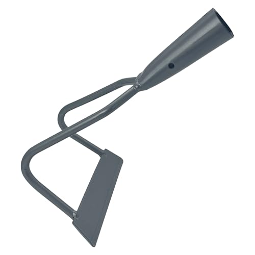 Vartegas Gartenhacke Mit Stiel 1.3M & 1.6M Gartenwerkzeug aus Edelstahl für Beetpflege Gartenarbeit Unkrautentfernung Bodenlockerung (A) von Vartegas
