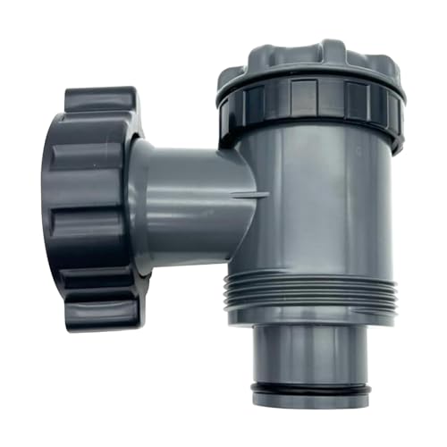 Vartegas Pool Plunger Ventil Kolbenventil Absperrventil Ersatzteile Zubehör Kompatibel Filterpumpen Saugschläuche Robustes Edelstahl Design (B) von Vartegas