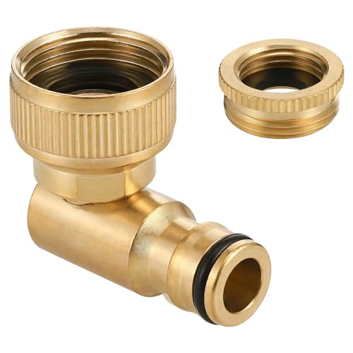 Vartegas Schlauchanschluss Wasserhahn Adapter Kupfer 360° Drehbarer Verbinder 1/2" 3/4" Innengewinde für Gartenschläuche Gartenbewässerung Außenbereich Wasserdicht Hochdruck Vartegas Schlauchanschluss Wasserhahn Adapter Kupfer 360° Drehbarer Verbinder 1/2" 3/4" Innengewinde für Gartenschläuche Gartenbewässerung Außenbereich Wasserdicht Hochdruck von Vartegas