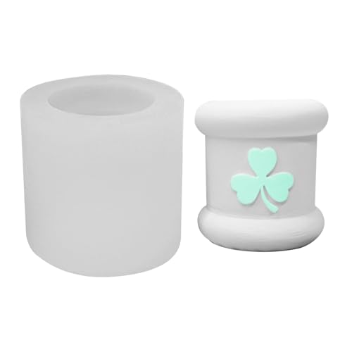 Vartegas Silikonform Kerzenhalter Gießformen Blumen DIY Kerzenständer Teelichtformen Für Stabkerzen Und Kerzenherstellung Handmade Deko Geschenkideen (A) von Vartegas