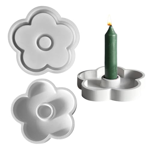 Vartegas Silikonformen Kerzenhalter DIY Gießformen Für Stabwachs 2.2cm Durchmesser Hochwertige Kerzenformen Mit 13x2.5cm Größe Für Hochzeit Deko von Vartegas