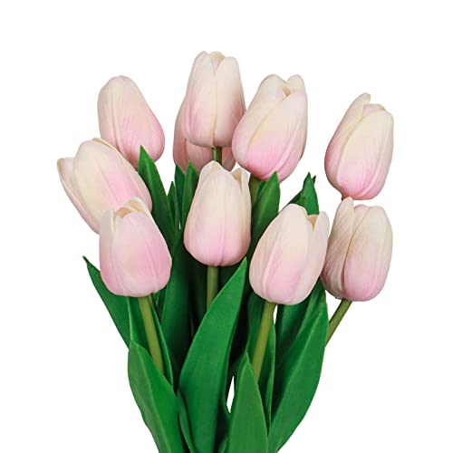 VaryFloral 10 Stück Künstliche Tulpen Rosa Frühlingsblumen Künstlich Kunsttulpen Wie Echt Fake Tulpen Deko Unechte Blumen PU Latex Blumenstrauß Hochzeitszimmer Frühlingsdeko Tisch Dekoration Decor VaryFloral 10 Stück Künstliche Tulpen Rosa Frühlingsblumen Künstlich Kunsttulpen Wie Echt Fake Tulpen Deko Unechte Blumen PU Latex Blumenstrauß Hochzeitszimmer Frühlingsdeko Tisch Dekoration Decor von VaryFloral