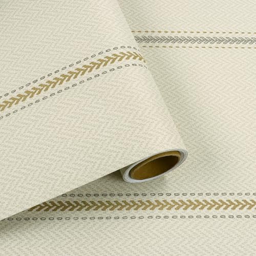 VaryFloral Klebefolie Möbel Beige Tapete Selbstklebend 30cmx300cm Klebefolie Arbeitsplatte Küche Leinen Textur Wandfolie Selbstklebend Gestreifter Stoff Tapete für Badezimmer Wohnzimmer Hotel VaryFloral Klebefolie Möbel Beige Tapete Selbstklebend 30cmx300cm Klebefolie Arbeitsplatte Küche Leinen Textur Wandfolie Selbstklebend Gestreifter Stoff Tapete für Badezimmer Wohnzimmer Hotel von VaryFloral