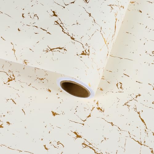 VaryFloral Marmor Folie Selbstklebend 30cmx300cm Wandtapete Beige Klebefolie Marmoroptik Goldfolie Selbstklebend Fototapete Matt Küchenfolie Verdickte Textur Wasserfest Arbeitsplatte Tisch Kabinett VaryFloral Marmor Folie Selbstklebend 30cmx300cm Wandtapete Beige Klebefolie Marmoroptik Goldfolie Selbstklebend Fototapete Matt Küchenfolie Verdickte Textur Wasserfest Arbeitsplatte Tisch Kabinett von VaryFloral