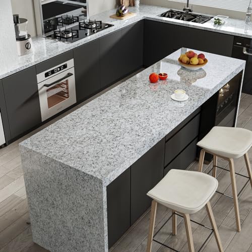 VaryFloral Wand Tapeten Terrazzo Klebefolie Marmoroptik 30cmx300cm Selbstklebende Folie Möbel Granit Selbstklebende Tapete Grau Klebetapete Glänzend Verdickt Marmor Folie Arbeitsplatte Küche Kabinett VaryFloral Wand Tapeten Terrazzo Klebefolie Marmoroptik 30cmx300cm Selbstklebende Folie Möbel Granit Selbstklebende Tapete Grau Klebetapete Glänzend Verdickt Marmor Folie Arbeitsplatte Küche Kabinett von VaryFloral