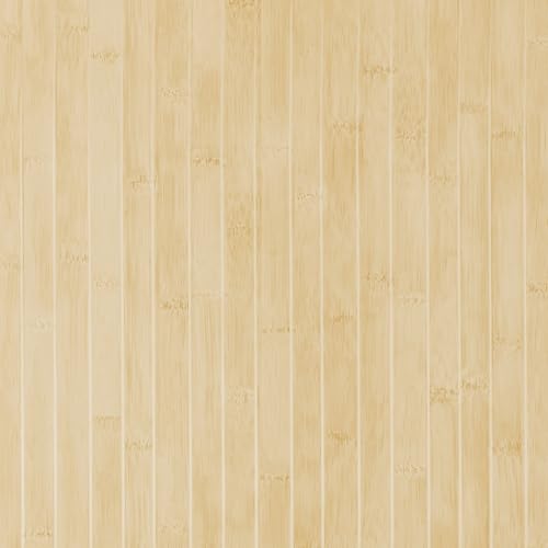 VaryPaper Holzpaneele Tapete Hellbraun Klebefolie Holzoptik 40cmx200cm Folie Holzoptik Selbstklebend Möbelfolie Holz Matt Holztapete Wohnzimmer Schlafzimmer Flur Arbeitsplatte Folie Küche Schrankfolie von VaryPaper