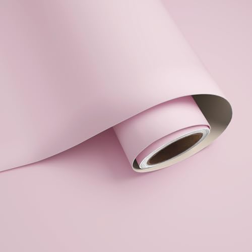 VaryPaper Klebe Tapete Selbstklebend Rosa 40cmx200cm Klebefolie Möbel Hellrosa Matt Möbelfolie Selbstklebend Arbeitsplatte Folie Uni-Tapete Kinderzimmer Wohnzimmer Klebefolie Schrank Tischfolie VaryPaper Klebe Tapete Selbstklebend Rosa 40cmx200cm Klebefolie Möbel Hellrosa Matt Möbelfolie Selbstklebend Arbeitsplatte Folie Uni-Tapete Kinderzimmer Wohnzimmer Klebefolie Schrank Tischfolie von VaryPaper