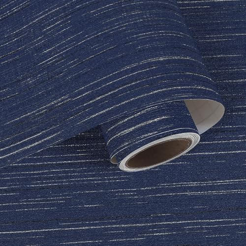 VaryPaper Klebe Tapete Selbstklebend Stoffoptik Marineblau Klebefolie Möbel 40cmx200cm Strukturtapete Dunkelblau Selbstklebend Möbelfolie Blau Wohnzimmer Schlafzimmer Tapete Modern Schrankfolie Tisch VaryPaper Klebe Tapete Selbstklebend Stoffoptik Marineblau Klebefolie Möbel 40cmx200cm Strukturtapete Dunkelblau Selbstklebend Möbelfolie Blau Wohnzimmer Schlafzimmer Tapete Modern Schrankfolie Tisch von VaryPaper