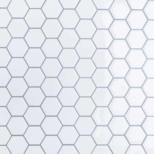 VaryPaper Küchenfliesen Selbstklebend Fliesenaufkleber Sechseckig Weiß 30.5cmx30.5cm 10 Stück Klebefolie Fliesenoptik Selbstklebende Fliesen Küche Badezimmer Fliesen überkleben Wasserfest Toilette VaryPaper Küchenfliesen Selbstklebend Fliesenaufkleber Sechseckig Weiß 30.5cmx30.5cm 10 Stück Klebefolie Fliesenoptik Selbstklebende Fliesen Küche Badezimmer Fliesen überkleben Wasserfest Toilette von VaryPaper