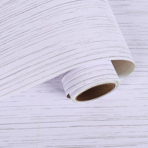 VaryPaper Selbstklebende Tapete Stoffoptik Weiß Silber 40cmx200cm Klebefolie Möbel Strukturtapete Gestreift Möbelfolie Weiß Matt Wohnzimmer Schlafzimmer Tapete Modern Regal Schrank Folie Für Möbel VaryPaper Selbstklebende Tapete Stoffoptik Weiß Silber 40cmx200cm Klebefolie Möbel Strukturtapete Gestreift Möbelfolie Weiß Matt Wohnzimmer Schlafzimmer Tapete Modern Regal Schrank Folie Für Möbel von VaryPaper