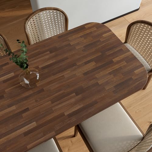VaryPaper Tapete Holzoptik Dunkelbraun 40cmx200cm Dekofolie Möbelfolie Selbstklebend für Möbel Arbeitsplatte Folie Küche Schrankfolien Tisch Regal von VaryPaper